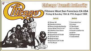Chicago Transit Authority California 15 & 17-08-1969 [EXQ SBD Recording]
