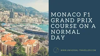 Monaco F1 Grand Prix Course On A Normal Day