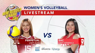 NCAA Season 99 | Perpetual vs EAC (Women’s Volleyball) | LIVESTREAM - Replay