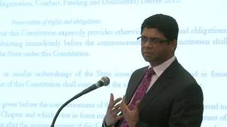 Fijian Attorney General Aiyaz Sayed-Khaiyum addresses CPA Congress 2013. Part 8 of 9.