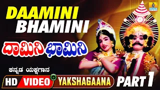 ದಾಮಿನಿ ಭಾಮಿನಿ | Damini Bhamini - Part 01 | Kannada Yakshagana | HD Video | Jhankar Music