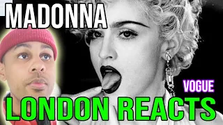London boy FIRST Reaction to Madonna - Vogue (Official Video)