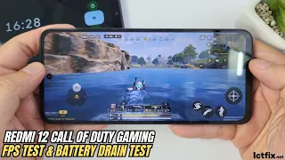 Redmi 12 Call of Duty Mobile Gaming test | Helio G88, 90Hz Display