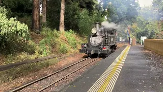 Puffing Billy Railway Anzac Day 2024 Loco 14A Part 7