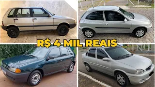 CARROS POPULARES À VENDA A PARTIR DE 4 MIL REAIS