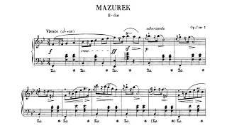 Chopin: Mazurka in B flat major Op. 7 No. 1 - Jan Ekier, 1987