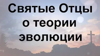 Святые Отцы о теории эволюции Дарвина