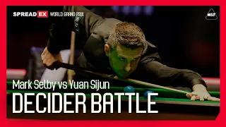 Mark Selby vs Yuan Sijun DECIDER! | Spreadex World Grand Prix 2024