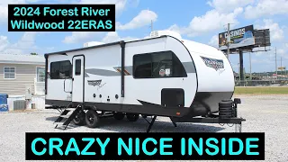 The Coolest Couples Travel Trailer! 2024 Wildwood Platinum 22ERAS