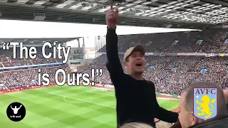 Aston Villa fans VERY LOUD beating Birmingham City 4-2 in the second city derby