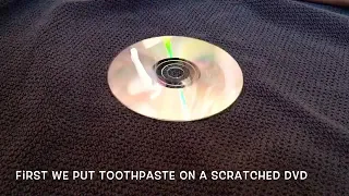 Does toothpaste recover your DVD's ??????