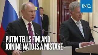 Putin tells Finland joining NATO is a mistake