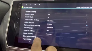 Como configurar la cámara de retroceso ajustar la resolución de la calidad en una pantalla Android