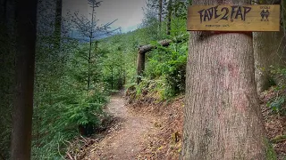 A New Mountain Bike Track at Cwmcarn