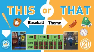 This or That Fitness Game for Kids | Baseball-Themed