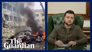 Zelenskiy accuses Russia of genocide in Ukraine hospital bombing
