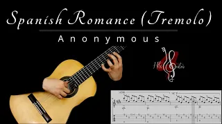 Spanish Romance (Tremolo) - Anonymous (#hits4guitar)