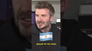 David Beckham talks about Lionel Messi's future🐐👀