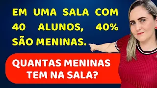 🤯😱CONSEGUE RESOLVER PORCENTAGEM??   Matemática básica todo dia.📚🚀