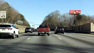 Interstate 75 - Georgia (Exits 237 to 227) southbound