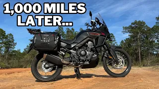 My Honda Transalp 1,000 Mile Review...