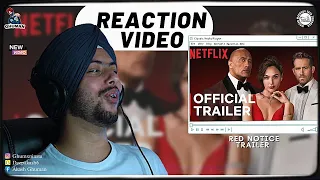 Reaction on RED NOTICE | Official Trailer | Dwayne Johnson, Ryan Reynolds, Gal Gadot