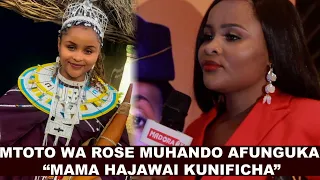 MTOTO  MKUBWA WA ROSE MUHANDO AFUNGUKA  MAZITO KWA MARA YA KWANZA "MAMA YANGU HAJAWAI KUNIFICHA"