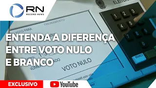 Record News Explica: entenda a diferença entre voto nulo e branco