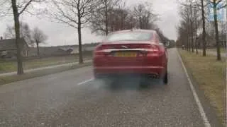 Jaguar XFR 5.0 V8 Supercharged SICK! Burnouts