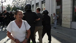 27 июля. Протесты москвичей. Более 1100 схвачены карателями