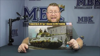 MBK unboxing #199 - 1:35 Tiger II (Henschel, Feb.1945) (Hobby Boss 84532)