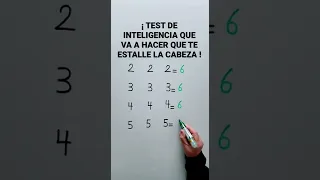 TES DE INTELIGENCIA que va a HACER que te ESTALLE la CABEZA - Test Iq - Iq Test