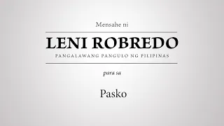 VP Leni Robredo's Christmas Message 2020