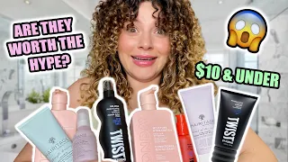 TESTING NEW AFFORDABLE CURLY HAIR PRODUCTS | Twist by Ouidad vs Hairitage & Monday Haircare