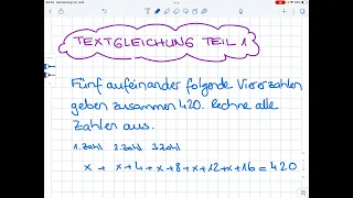 Gymivorbereitung Textgleichung mit Fatih Kurdoglu. Kurzgymnasium, FMS, HMS, IMS, WMS, BMS ab Sek.