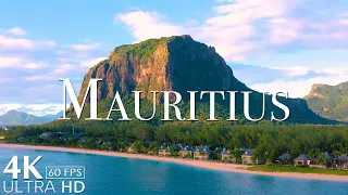 FLYING OVER MAURITIUS (4K UHD)- Relaxing Music Along With Beautiful Nature Videos - 4K Video #2