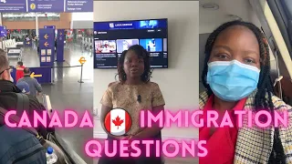 Canada 🇨🇦 Airport Arrival Questions | Canada Immigration| International Student.