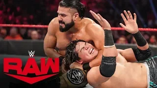 Humberto Carrillo vs. Andrade: Raw, Dec. 9, 2019