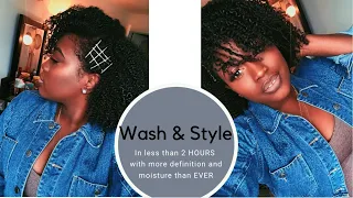WASH & STYLE I 4B/4C HAIR I DEFINITION I MOISTURE I LENGTH RETENTION