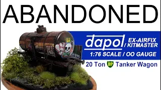 Abandoned Tank Wagon: Dapol OO Gauge (1:76 Scale) 20 Ton Tanker BP Wagon