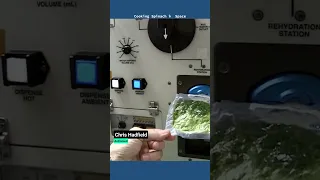 Cooking Spinach in Space 😅 #shorts #space #life #science