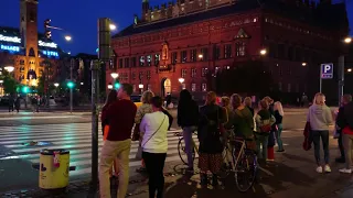 Copenhagen City by night 4K