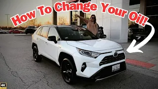 Oil Change On A Toyota Rav 4 Hybrid (2019-2024) DIY 15 Mins!