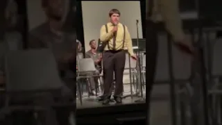 I sang Just the way you Look Tonight to my Orchestra teacher