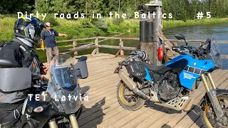 Dirty roads in the Baltics on Yamaha T7 #5