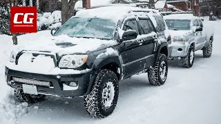 Comparing The Tires On Our 4runner And Tacoma In A Snow Storm