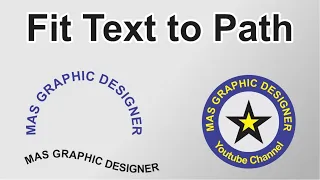 How to fit text to path in coreldraw