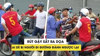 “Hổ báo” sau va chạm giao thông, thanh niên bị người đi đường đuổi đánh