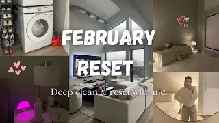 February RESET 🧼*deep clean & organise with me *