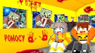 APOKALIPSA ZOMBIE ATAKUJE NAS W AUTOBUSIE w Minecraft!